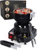 Multipurpose Electric Charcoal Starter Electric Charcoal Burner ETL Approved Electric Stove Coconut Charcoal Lighters with Tongs 450W Hot Plate Electr