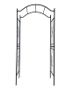 Metal Garden Arch Garden Arbor Trellis Climbing Plants Support Arch Outdoor Arch Wedding Arch Party Events Archway Black