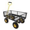 Wagon Cart Garden cart trucks make it easier to transport firewood