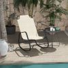 Rocking Chair for Serenity: Light Brown, Ideal for Both Indoor and Outdoor Use|
