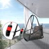 Hanging Egg Chair - Indoor/Outdoor Woven Rattan Swing Chair - 350lb Capacity