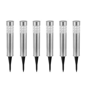6Pcs Solar Pathway Light IP44 Waterproof 3 RGB Color Changing For Yard Garden Pathway Walkway (Option: 6Pcs)